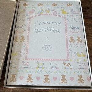 C.R. Gibson Treasury of Baby’s Days Memory Book 1984 Toyland‎ – New